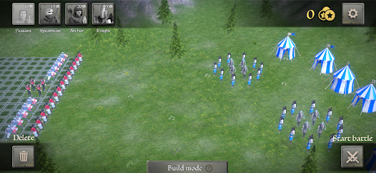 Knights of Europe 4 karte ar pilīm un ceļiem