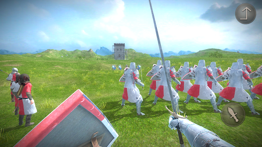 Knights of Europe 4 nocietinājumi uz kartes